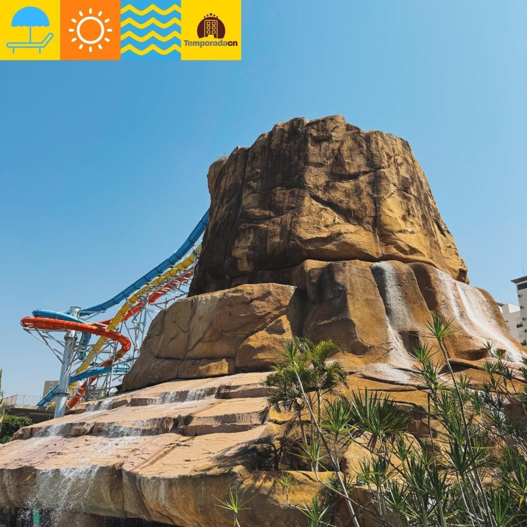 Апарт отель Piazza Com Acesso Ao Acqua Park - Gustavo Калдас-Новас Экстерьер фото