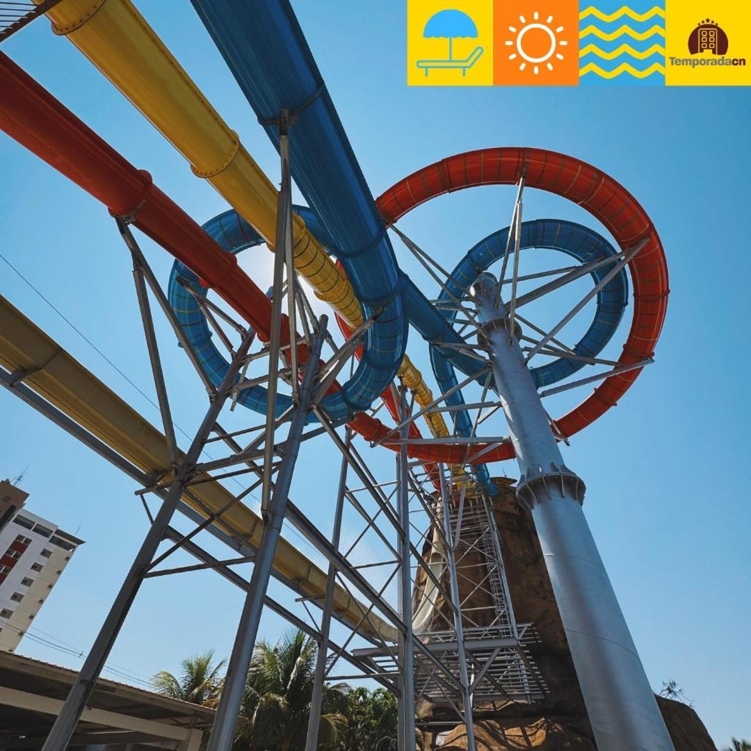Апарт отель Piazza Com Acesso Ao Acqua Park - Gustavo Калдас-Новас Экстерьер фото